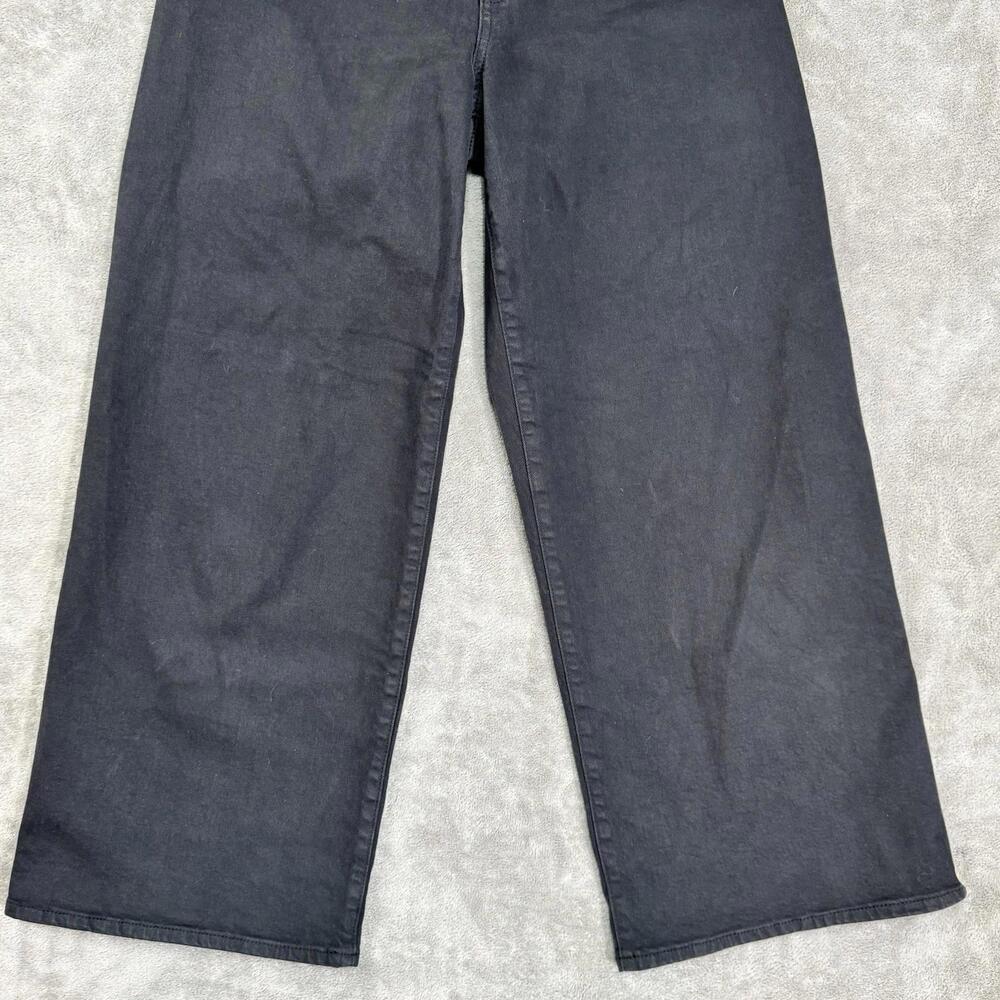 Universal Thread High-Rise Sailor Wide Leg Jeans Size 10 Black Baggy Y2K Inspire - Picture 3 of 9